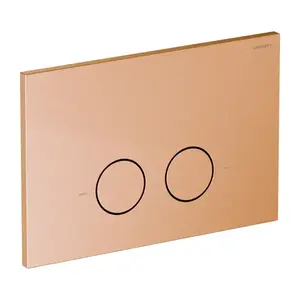 OMNIRES - STEEL-R45 splachovacie tlačidlo z nerezovej ocele, meď brúsená ST45PS1CPB vyobraziť