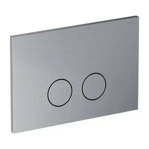 OMNIRES - STEEL-R45 splachovacie tlačidlo z nerezovej ocele, nikel brúsený ST45PS1NI vyobraziť