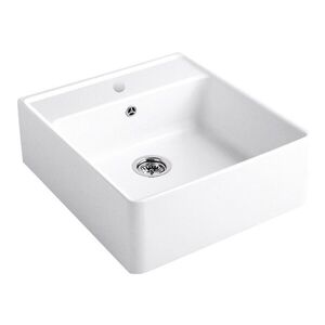 VILLEROY & BOCH - Keramický drez Single-bowl sink White alpin modulový 595 x 630 x 220 bez excentra 632061R1 2. akosť vyobraziť