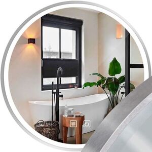 REA - Zrkadlo LED 90cm MMJ BRUSH SILVER HOM-06550 vyobraziť