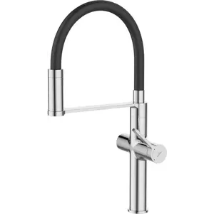 INVENA - Drezová batéria s filtrom PERISA chróm / čierna BZ-51-F08-V vyobraziť