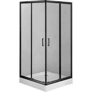 DEANTE - Sprchovací kút Funkia, štvorcový, s vaničkou, 80x80 cm KDDZN42K vyobraziť