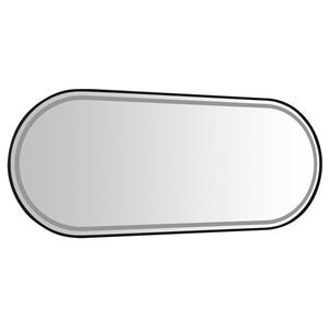 SAPHO - KAIRA zrkadlo oválne s LED osvetlením 120x50cm, čierna mat KA500 vyobraziť