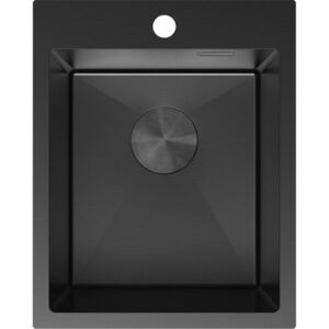 MEXEN - Solix oceľový drez 1-bowl 400 x 500 mm, čierna 6406401000-70 vyobraziť