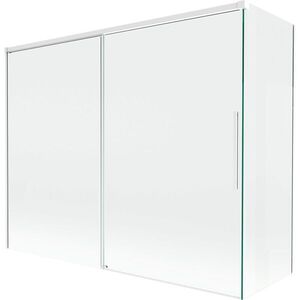 MEXEN/S - Rox vaňová zástena 2-krídlová posuvná 190 + 90 x 150, transparent, biela 8C9-190-090-20-00 vyobraziť