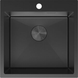 MEXEN - Solix oceľový drez 1-bowl 500 x 500 mm, čierna 6407501000-70 vyobraziť