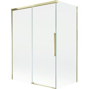 MEXEN/S - Rox vaňová zástena 2-krídlová posuvná 120 + 70 x 150, transparent, zlatá 8C9-120-070-50-00 vyobraziť