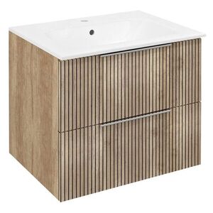 SAPHO - CIRASA STRIP umývadlová skrinka 59, 2x52x46cm, dub Alabama CR611-2322 vyobraziť