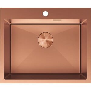 MEXEN - Solix oceľový drez 1-bowl 600 x 500 mm, meď 6408601000-65 vyobraziť