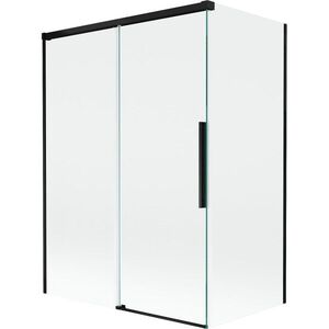 MEXEN/S - Rox vaňová zástena 2-krídlová posuvná 120 + 70 x 150, transparent, čierna 8C9-120-070-70-00 vyobraziť