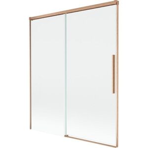 MEXEN/S - Rox vaňová zástena 2-krídlová posuvná 140 x 150, transparent, meď kartáčovaná 8C9-140-001-65-00 vyobraziť