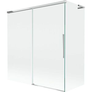 MEXEN/S - Rox L vaňová zástena 2-krídlová posuvná 150 + 70 x 150, transparent, chróm 8C9L-150-070-01-00 vyobraziť