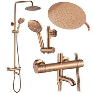 REA - Sprchová sada s termostatom LUNGO Diamond - Copper REA-P3300 vyobraziť