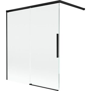 MEXEN/S - Rox vaňová zástena 2-krídlová posuvná 140 x 150, transparent, čierna 8C9-140-003-70-00 vyobraziť