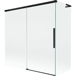 MEXEN/S - Rox L vaňová zástena 2-krídlová posuvná 160 + 70 x 150, transparent, čierna 8C9L-160-070-70-00 vyobraziť