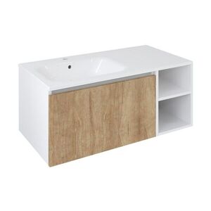 SAPHO - LOREA skrinka 100x46x51, 5cm (70+30Pcm), ľavá, dub Alabama/biela matná LE070-2231-L-12 vyobraziť