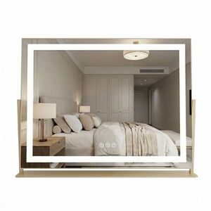 REA - Zrkadlo LED STUDIO L.Gold 58x45 HOM-01801 vyobraziť