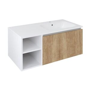 SAPHO - LOREA skrinka 100x46x51, 5cm (30P+70cm), pravá, dub Alabama/biela matná LE070-2231-R-12 vyobraziť
