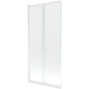 MEXEN - Fox vaňová zástena 2-krídlová posuvná 85 x 150, transparent, biela 891-085-002-20-00 vyobraziť