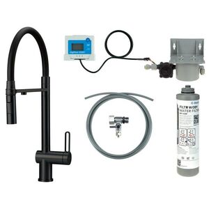 DEANTE - Magnetic batéria kuchynská nero, so sadou na filtráciu vody, s elastickou hubicou; BRMFN75M vyobraziť