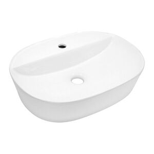 Mereo Umývadlo na dosku s prepadom, Lota, 500x380x150 mm, oválne, keramické UC503815 vyobraziť
