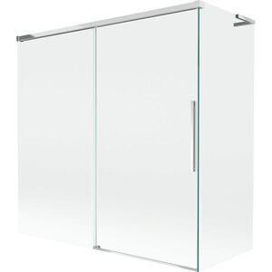 MEXEN/S - Rox L vaňová zástena 2-krídlová posuvná 160 + 80 x 150, transparent, chróm 8C9L-160-080-01-00 vyobraziť