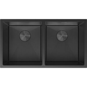 MEXEN - Binox oceľový drez 2-bowl 800 x 450 mm, čierna HC 6421802000-70HC vyobraziť