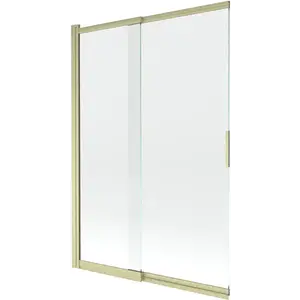 MEXEN - Fox vaňová zástena 2-krídlová posuvná 120 x 150, transparent, zlatá kartáčovaná 891-120-002-55-00 vyobraziť