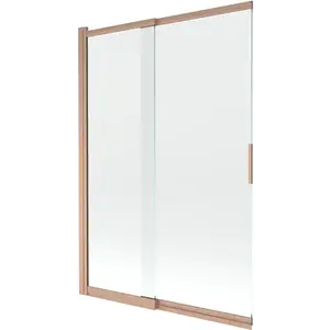 MEXEN - Fox vaňová zástena 2-krídlová posuvná 120 x 150, transparent, meď kartáčovaná 891-120-002-65-00 vyobraziť