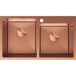 MEXEN - Xorin oceľový drez 2-bowl 780 x 450 mm, meď 6441782000-65 vyobraziť