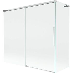 MEXEN/S - Rox L vaňová zástena 2-krídlová posuvná 170 + 70 x 150, transparent, chróm 8C9L-170-070-01-00 vyobraziť
