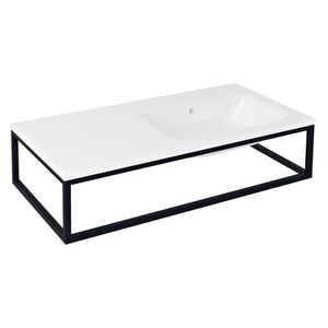 SAPHO - SKA konzola pod umývadlo/dosku, 100x22x51cm, čierna mat SKA810 vyobraziť