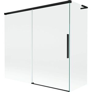 MEXEN/S - Rox L vaňová zástena 2-krídlová posuvná 170 + 70 x 150, transparent, čierna 8C9L-170-070-70-00 vyobraziť