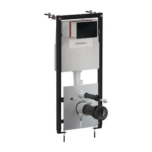 OMNIRES - Set: STRONGFRAME podomietkový rám ECO + STEEL-R45 nerez tlačidlo, čierny polomat STFWCECO1R45-RBL vyobraziť