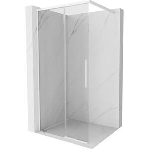 MEXEN/S - Rox Sprchová zástena WALK-IN 100 x 200, transparent 8 mm, biela 8C2-100-003-20-00 vyobraziť