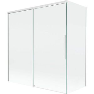 MEXEN/S - Rox vaňová zástena 2-krídlová posuvná 150 + 70 x 150, transparent, biela 8C9-150-070-20-00 vyobraziť
