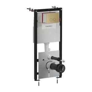 OMNIRES - Set: STRONGFRAME podomietkový rám ECO + STEEL-R45 nerez tlačidlo, antická hnedá brúsená STFWCECO1R45-RBR vyobraziť