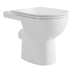 AQUALINE - TAVON WC kombi misa, Rimless, 61x35, 5cm, zadný odpad, biela PB106-111 vyobraziť