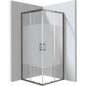 DEANTE - Funkia Evo štvorcový sprchovací kút, 90x90 cm – vzor pruh KYC_DE99P vyobraziť