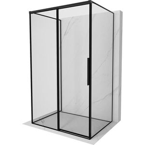 MEXEN/S - Rox-3S sprchovací kút 3 stenný, posuvný ľavá 95 x 70, čierna okraj, čierna 8C2-095-070-70-70-3S-L vyobraziť