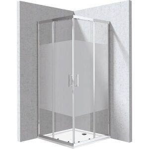 DEANTE - Funkia Evo štvorcový kút s vaničkou, 80x80 cm – vzor pruh KYCP0E88P vyobraziť