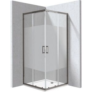 DEANTE - Funkia Evo štvorcový kút s vaničkou, 90x90 cm – vzor pruh KYCPDE99P vyobraziť
