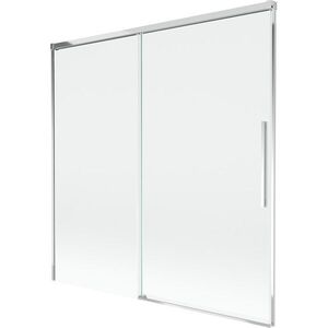 MEXEN/S - Rox vaňová zástena 2-krídlová posuvná 160 x 150, transparent, chróm 8C9-160-001-01-00 vyobraziť