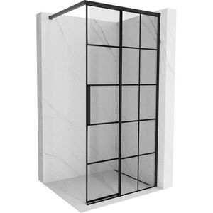 MEXEN/S - Rox Sprchová zástena WALK-IN pravá 100 x 200, čierna kratka 8 mm, čierna 8C2-100-003-70-77-P vyobraziť