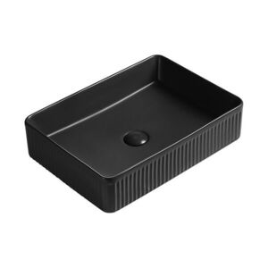 MEXEN - Grovo umývadlo na dosku reliéf 50 x 34, čierna mat 22305085 vyobraziť