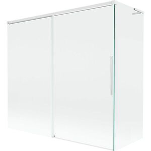 MEXEN/S - Rox L vaňová zástena 2-krídlová posuvná 170 + 80 x 150, transparent, biela 8C9L-170-080-20-00 vyobraziť