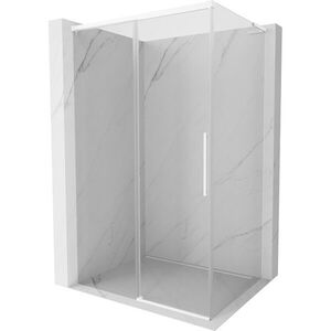 MEXEN/S - Rox L sprchový kút posuvný 95 x 85, transparent, biela 8C2L-095-085-20-00 vyobraziť