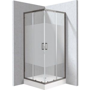 DEANTE - Funkia Evo štvorcový kút s vaničkou, 90x90 cm – vzor pruh KYCZDE99P vyobraziť
