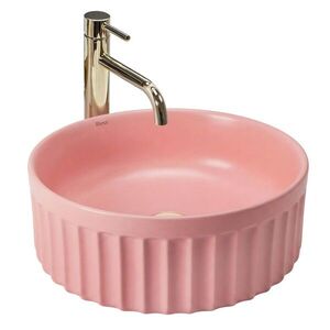 REA - Umývadlo na dosku DUO Sweet Pink Matt REA-U3606 vyobraziť