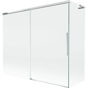MEXEN/S - Rox L vaňová zástena 2-krídlová posuvná 180 + 80 x 150, transparent, chróm 8C9L-180-080-01-00 vyobraziť